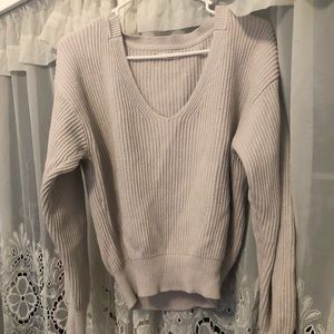 White sweater from PacSun